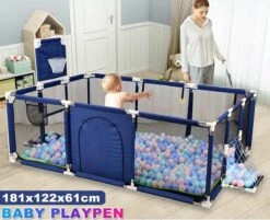 Speelbox - Playpen - Grondbox - Baby Grondbox - Speelbox Baby - Kinderbox - Kruipbox - Extra Grote Kids Kinderbox - Speeltuin Voor Babies - Blauw -Goedkope Kleintje Kleding Winkel 1200x978 3