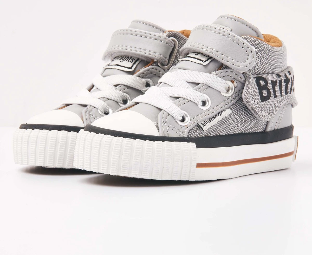British Knights ROCO Baby Jongetjes Sneakers Hoog - Licht Grijs - Maat 20 1 British Knights ROCO Baby Jongetjes Sneakers Hoog - Licht Grijs - Maat 20