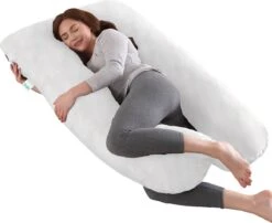 Litollo® Zwangerschapskussen (U-vorm) - Voedingskussen - Lichaamskussen - Body Pillow - 280cm - Traagschuimvulling