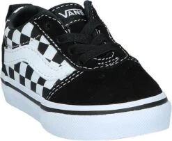 Vans TD Ward Slip-On Checkered Sneakers - Black/True White - Maat 23.5 -Goedkope Kleintje Kleding Winkel 1200x986