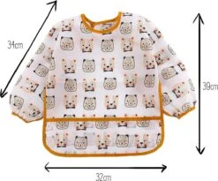 Merkloos Kliederschort Met Beertjes - Slabber Lange Mouwen - Schort / Slabbetje 6 Merkloos Kliederschort Met Beertjes - Slabber Lange Mouwen - Schort / Slabbetje -Goedkope Kleintje Kleding Winkel 1200x994 1