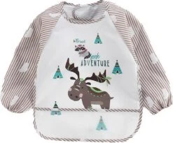 4-Pack - Slab Met Mouwen En Opvangbak - Leeuw, Eland En Hert - 1-4 Jaar -Goedkope Kleintje Kleding Winkel 1200x995 2