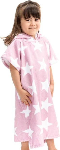 HOMELEVEL Badstof Poncho Voor Kinderen - Badponcho Voor Jongens En Meisjes - Met Capuchon - Strandponcho Van Zachte Stof -Goedkope Kleintje Kleding Winkel 484x1200