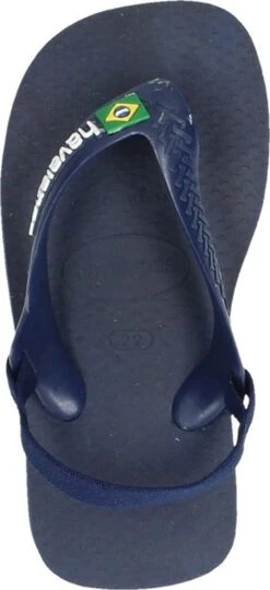 Havaianas Baby Brasil Logo Unisex Slippers - Marine/Yellow Citric - Maat 25/26 36 Havaianas Baby Brasil Logo Unisex Slippers - Marine/Yellow Citric - Maat 25/26 -Goedkope Kleintje Kleding Winkel 549x1200