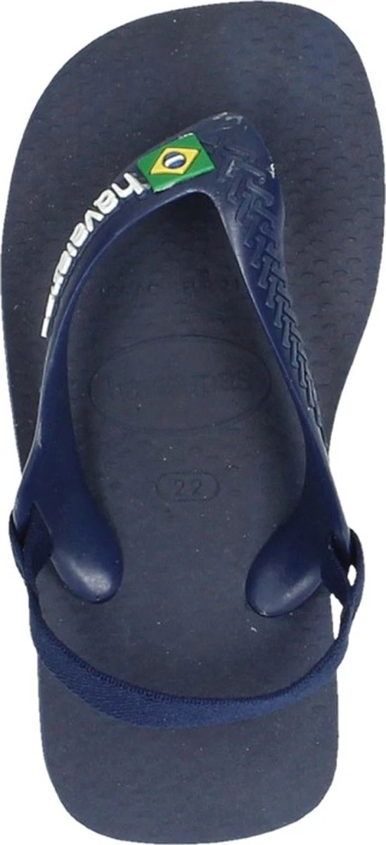 Havaianas Baby Brasil Logo Unisex Slippers - Marine/Yellow Citric - Maat 25/26 17 Havaianas Baby Brasil Logo Unisex Slippers - Marine/Yellow Citric - Maat 25/26 - Afbeelding 17