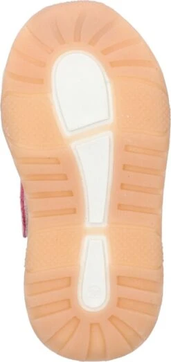 Bunnies JR 223374-570 Meisjes Lage Sneakers - Roze/Multi - Leer - Veters -Goedkope Kleintje Kleding Winkel 567x1200