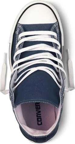 Converse Chuck Taylor All Star Hi Sneakers - Maat 23 - Unisex - Blauw/wit -Goedkope Kleintje Kleding Winkel 624x1200