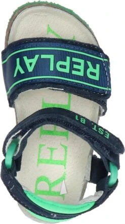 Replay Birky Jr Boy Sandalen - Jongens - Blauw - Maat 26 -Goedkope Kleintje Kleding Winkel 671x1200