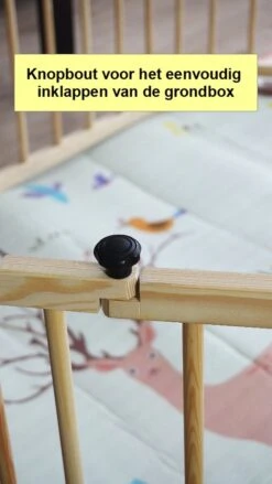 Houten Grondbox Met 8 Panelen | Inklapbaar | 191 X 191 Cm | NIEUW MODEL -Goedkope Kleintje Kleding Winkel 675x1200