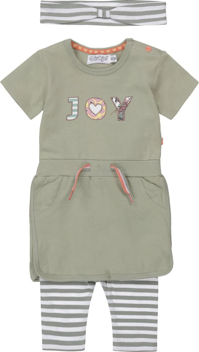 Dirkje T-JUNGLE Meisjes Kledingset - Maat 50 1 Dirkje T-JUNGLE Meisjes Kledingset - Maat 50