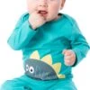 Amantes Baby Pyjama Mint/groen - Dino - Maat 86/92