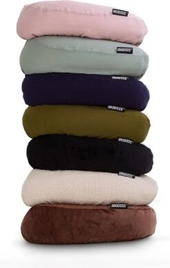 Snoozzz Relax Hoes Voor Voedingskussen Zwangerschapskussen - Extra Zachte Teddy - Naturel -Goedkope Kleintje Kleding Winkel 763x1200 2