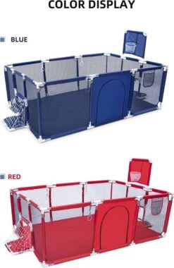 Merkloos Grondbox | XL Blauw | Kruipbox | Speelbox | Playpen | Baby | Peuter En Kind Afscherming | Gigantische Baby Box | Kinderbox -Goedkope Kleintje Kleding Winkel 779x1200