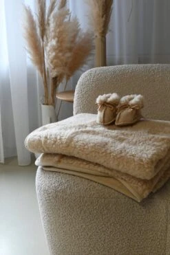 WOLLIES Amsterdam Baby Slofjes Ecru - 100% Merino Wol - 10,3 Cm - Maat 17 -Goedkope Kleintje Kleding Winkel 800x1200 5