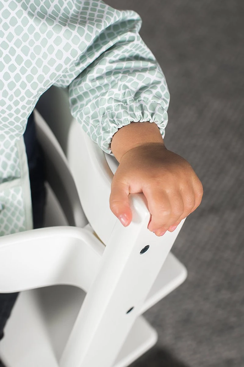 Jollein Slab Waterproof Met Mouw Snake - Soft Green 6 Jollein Slab Waterproof Met Mouw Snake - Soft Green - Afbeelding 6