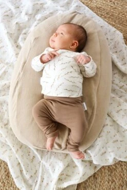 Label Spruit Love To Lounge Hoes Voor Voedingskussen- Voedingskussenhoes- Heerlijk Zachte Badstof - Handgemaakt - Zwangerschapskussen