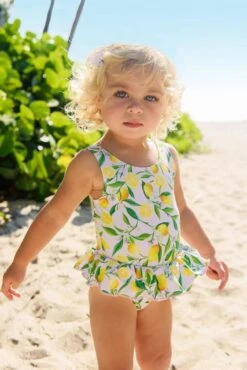 Snapper Rock UV Werend Badpak Rokje Baby Lemon - Geel - Maat 68-80 -Goedkope Kleintje Kleding Winkel 801x1200 4