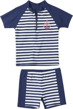 Playshoes UV-zwemsetje Kinderen Maritime - Blauw - Maat 98/104