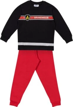 Fun2Wear - Pyjama Brandweer - Zwart - Maat 92 - Jongens -Goedkope Kleintje Kleding Winkel 823x1200