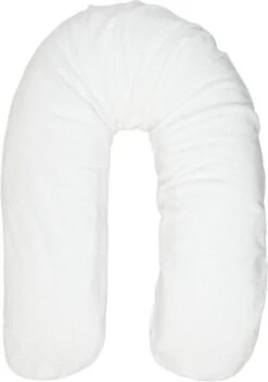 Briljant Baby - Hoes Voor Voedingskussen- Badstof - Wit