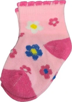 Merkloos Baby Sokken - New Born - Multipack - 0 Tot 6 Maanden - Kraam Cadeau - Pastel Kleuren - Diverse Prints -Meisjes Sokken - 7 Paar Sokken -Goedkope Kleintje Kleding Winkel 848x1200