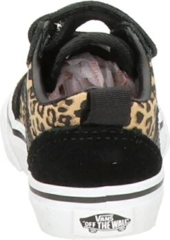 Vans TD Ward V Meisjes Sneakers - (Cheetah) Black/White - Maat 24 -Goedkope Kleintje Kleding Winkel 851x1200