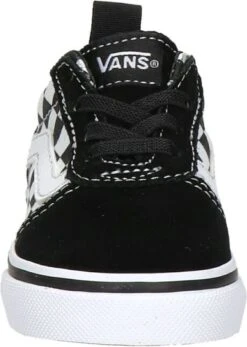 Vans TD Ward Slip-On Checkered Sneakers - Black/True White - Maat 23.5 -Goedkope Kleintje Kleding Winkel 854x1200