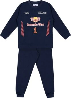 Fun2Wear - Pyjama Driver 1 - Navy Blauw - Maat 86 -