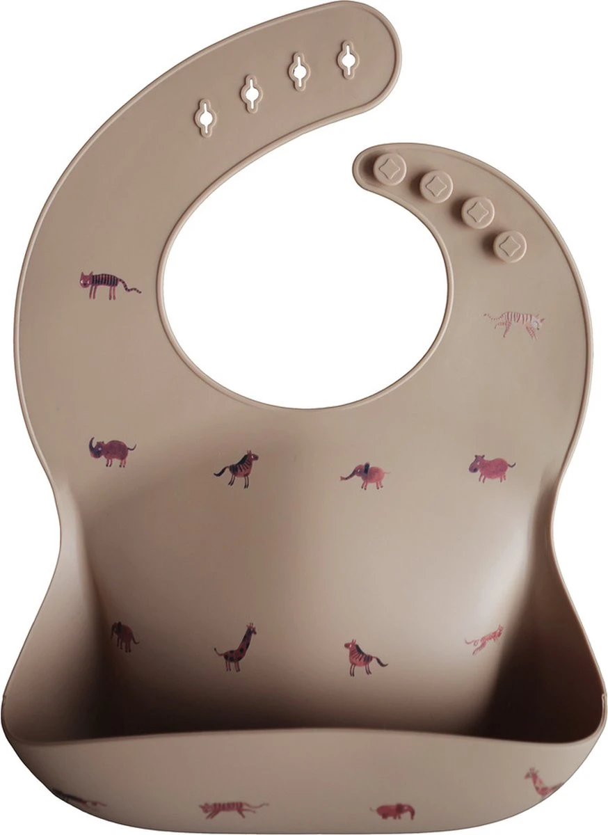 Mushie Siliconen Baby Slabbetje Met Opvangbakje | Safari Tan | BPA Ftalaatvrij| Afwasbaar 2 Mushie Siliconen Baby Slabbetje Met Opvangbakje | Safari Tan | BPA Ftalaatvrij| Afwasbaar - Afbeelding 2