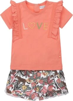 Dirkje T-JUNGLE Meisjes Kledingset - Maat 86