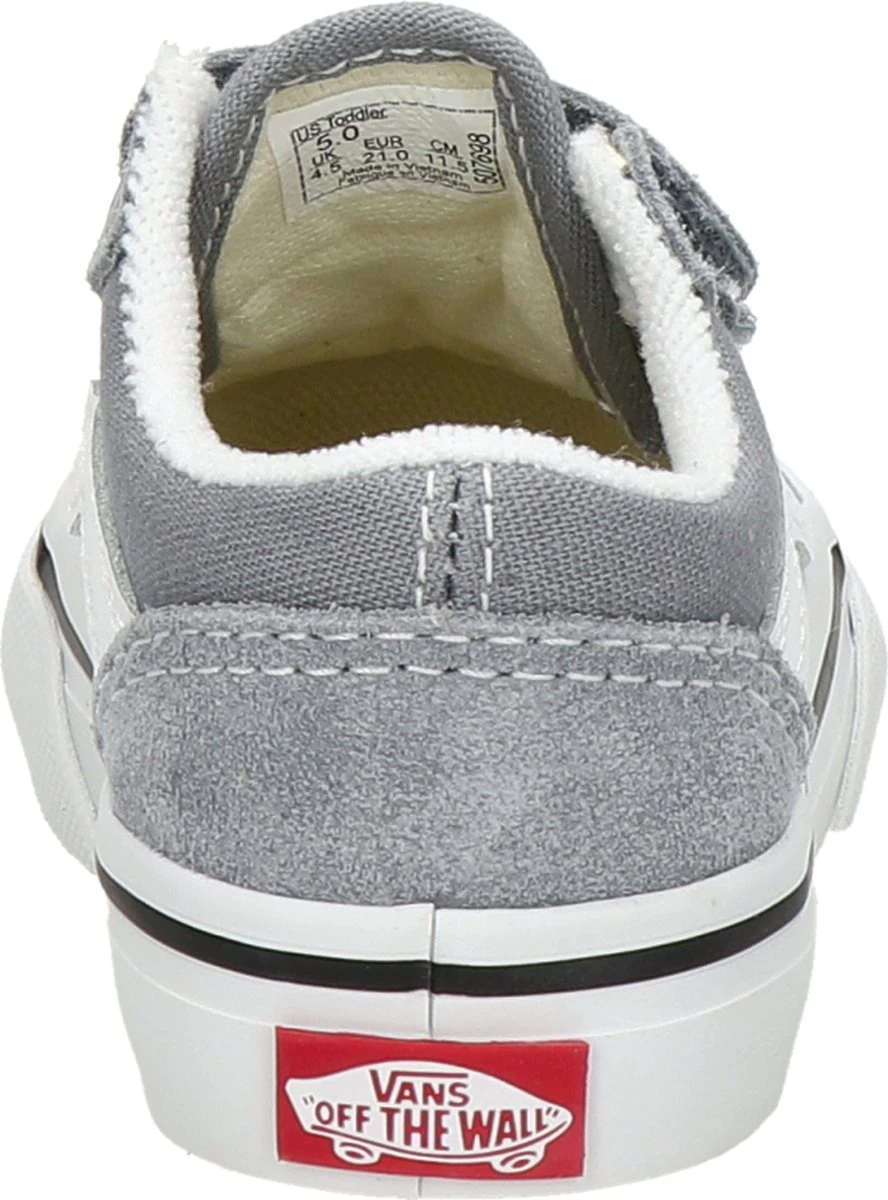 Vans TD Old Skool Unisex Sneaker - Grijs - Maat 21 4 Vans TD Old Skool Unisex Sneaker - Grijs - Maat 21 - Afbeelding 4