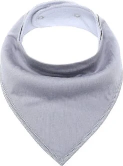 MINIIYOU - Set 6 Stuks Bandana Slabbetjes - Effen Grijs Wit - Waterproof – Jongens Meisjes - Puntslabbetjes - Katoen + Fleece -Goedkope Kleintje Kleding Winkel 890x1200 8