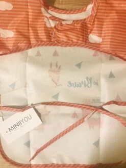 Merkloos Duo Pack - Vogel & Flamingo| Slabbetje Lange Mouwen Met Brede Opvangbak (1-3 Jaar) - Mag In Vaatwasser/ Wasmachine -Goedkope Kleintje Kleding Winkel 900x1200 33