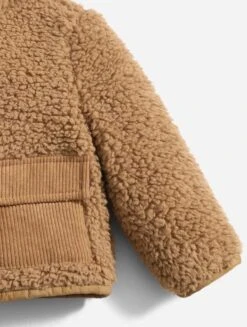 Merkloos Teddy Jas Bruin 74/80 - Herfsjas - Voorjaarsjas - Teddyvest - Babyjas -Goedkope Kleintje Kleding Winkel 907x1200