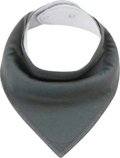 MINIIYOU - Set 6 Stuks Bandana Slabbetjes - Effen Grijs Wit - Waterproof – Jongens Meisjes - Puntslabbetjes - Katoen + Fleece -Goedkope Kleintje Kleding Winkel 913x1200 2