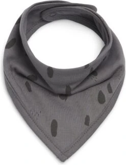 Jollein Slab Bandana Spot - Storm Grey/Caramel - 2 Stuks -Goedkope Kleintje Kleding Winkel 918x1200