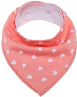 MINIIYOU Bandana Kwijlslabbetjes - Roze/Wit - 6 Stuks - Puntslabbetjes - Katoen -Goedkope Kleintje Kleding Winkel 944x1200 2
