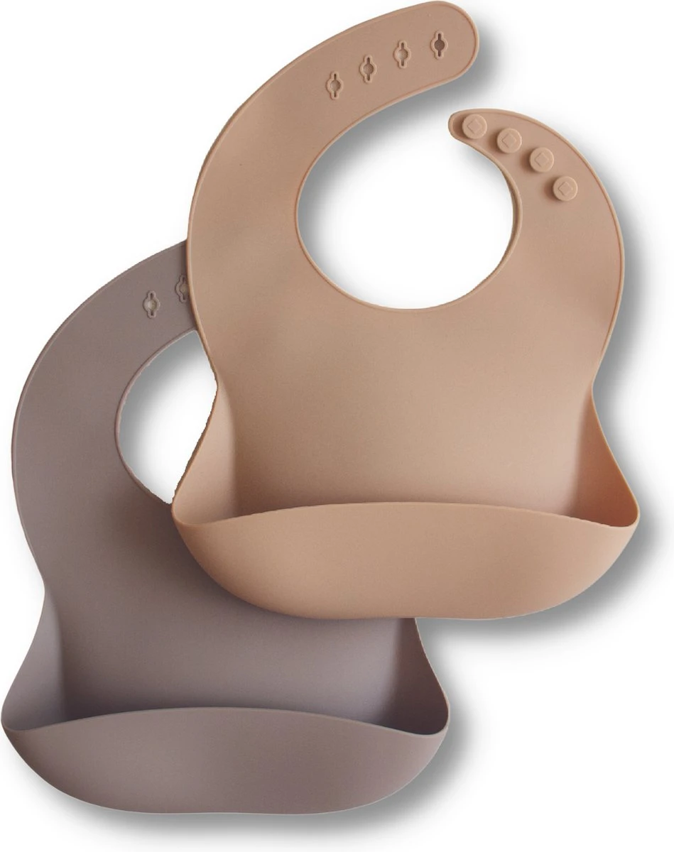 Kids Cultures | Siliconen Baby Slabbetjes Met Opvangbakje | Slabber Voor Baby En Peuter | Set 2 Stuks | Taupe En Beige 1 Kids Cultures | Siliconen Baby Slabbetjes Met Opvangbakje | Slabber Voor Baby En Peuter | Set 2 Stuks | Taupe En Beige