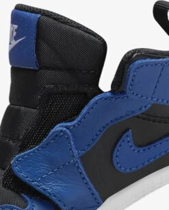 Nike Jordan 1 Baby Crib Bootie - Flexibilieit En Comfort - Maat 16 - Zwart/Blauw/Wit -Goedkope Kleintje Kleding Winkel 968x1200