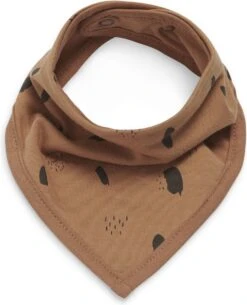 Jollein Slab Bandana Spot - Storm Grey/Caramel - 2 Stuks -Goedkope Kleintje Kleding Winkel 973x1200 2