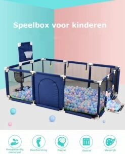 Speelbox - Playpen - Grondbox - Baby Grondbox - Speelbox Baby - Kinderbox - Kruipbox - Extra Grote Kids Kinderbox - Speeltuin Voor Babies - Grijs -Goedkope Kleintje Kleding Winkel 974x1200 7