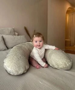 Hoes Teddy Voedingskussenhoes Neutraal Voor Om De Voedingskussen